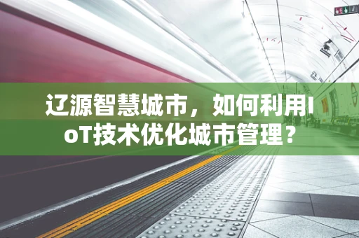 辽源智慧城市，如何利用IoT技术优化城市管理？