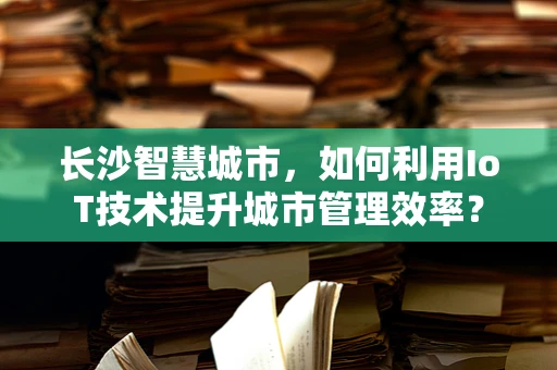长沙智慧城市，如何利用IoT技术提升城市管理效率？