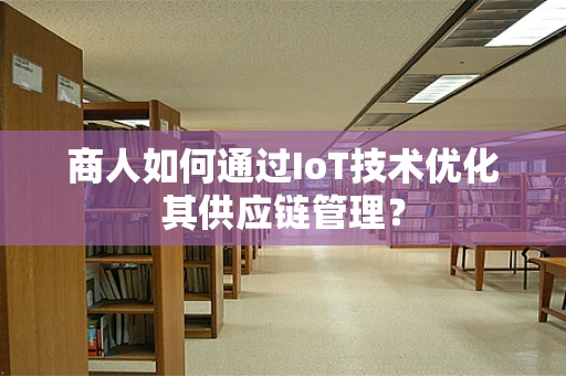 商人如何通过IoT技术优化其供应链管理？