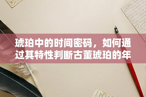 琥珀中的时间密码，如何通过其特性判断古董琥珀的年代？