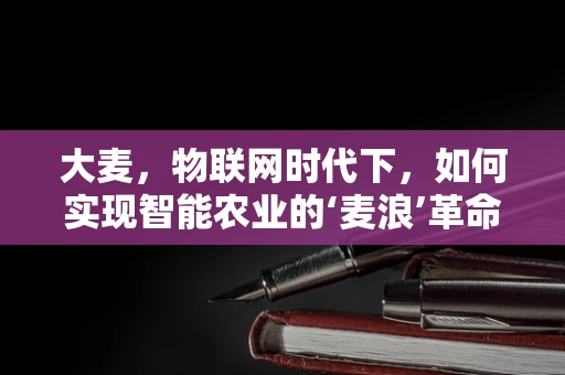 大麦，物联网时代下，如何实现智能农业的‘麦浪’革命？