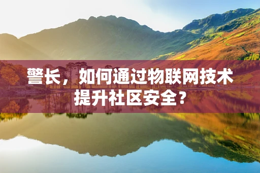 警长，如何通过物联网技术提升社区安全？