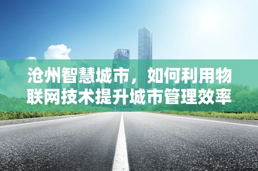 沧州智慧城市，如何利用物联网技术提升城市管理效率？