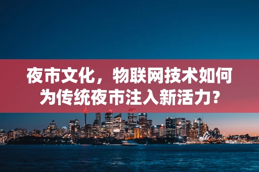 夜市文化，物联网技术如何为传统夜市注入新活力？