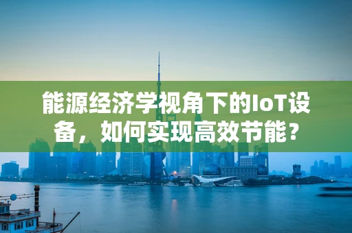 能源经济学视角下的IoT设备，如何实现高效节能？