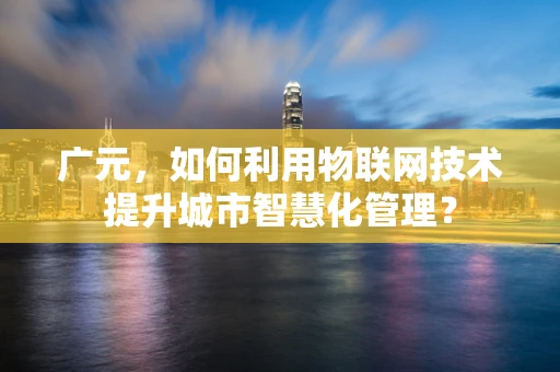 广元，如何利用物联网技术提升城市智慧化管理？