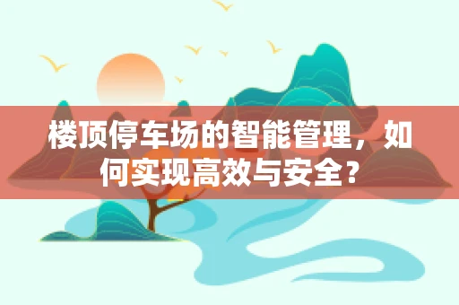 楼顶停车场的智能管理，如何实现高效与安全？
