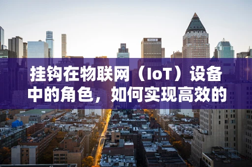 挂钩在物联网（IoT）设备中的角色，如何实现高效的数据同步与控制？