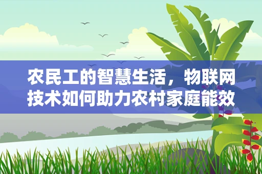 农民工的智慧生活，物联网技术如何助力农村家庭能效提升？