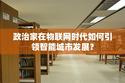 政治家在物联网时代如何引领智能城市发展？