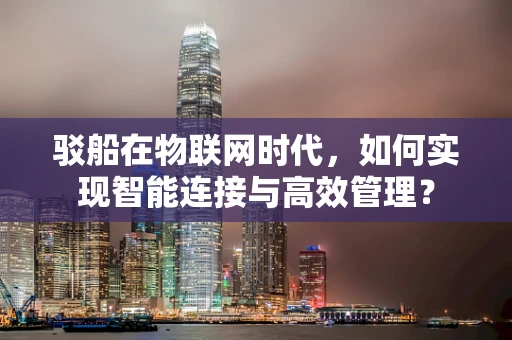 驳船在物联网时代，如何实现智能连接与高效管理？