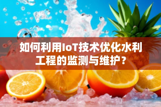 如何利用IoT技术优化水利工程的监测与维护？