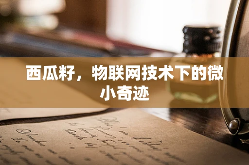 西瓜籽，物联网技术下的微小奇迹