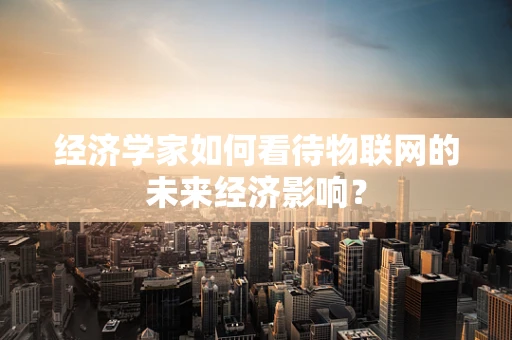 经济学家如何看待物联网的未来经济影响？