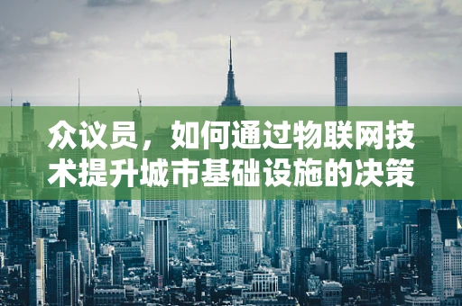 众议员，如何通过物联网技术提升城市基础设施的决策效率？