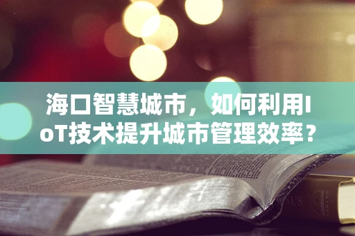 海口智慧城市，如何利用IoT技术提升城市管理效率？