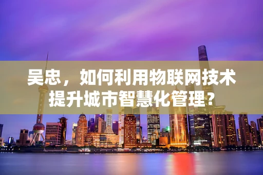 吴忠，如何利用物联网技术提升城市智慧化管理？