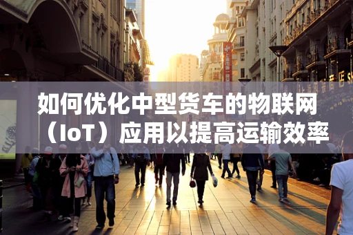 如何优化中型货车的物联网（IoT）应用以提高运输效率？