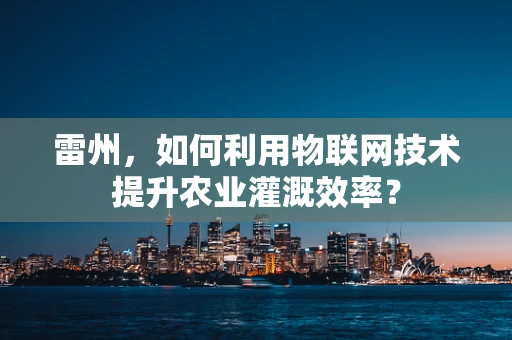 雷州，如何利用物联网技术提升农业灌溉效率？