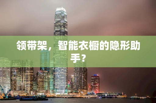 领带架，智能衣橱的隐形助手？