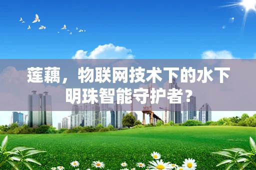 莲藕，物联网技术下的水下明珠智能守护者？