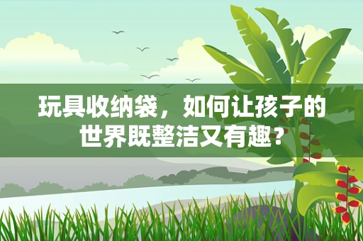 玩具收纳袋，如何让孩子的世界既整洁又有趣？