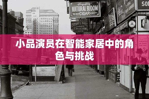 小品演员在智能家居中的角色与挑战