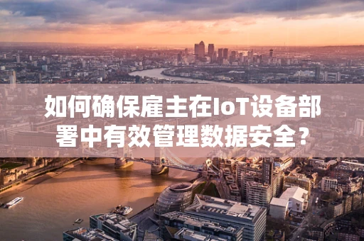 如何确保雇主在IoT设备部署中有效管理数据安全？