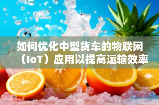如何优化中型货车的物联网（IoT）应用以提高运输效率？