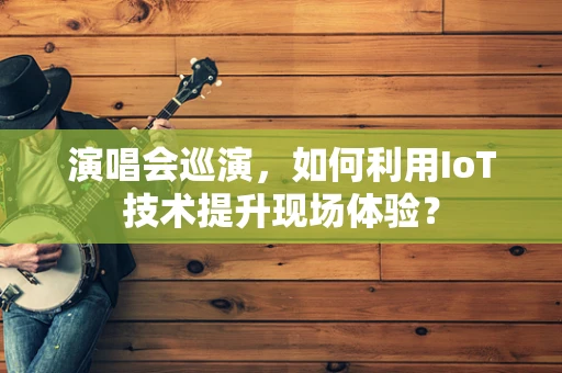 演唱会巡演，如何利用IoT技术提升现场体验？