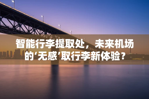 智能行李提取处，未来机场的‘无感’取行李新体验？