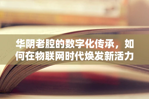 华阴老腔的数字化传承，如何在物联网时代焕发新活力？