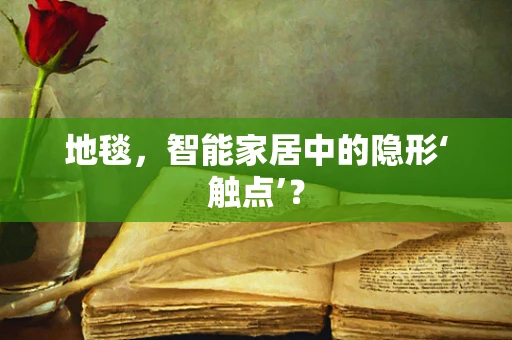 地毯，智能家居中的隐形‘触点’？