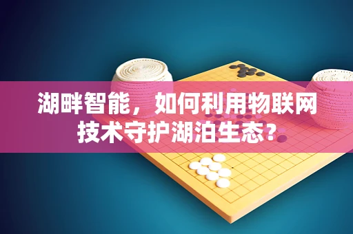 湖畔智能，如何利用物联网技术守护湖泊生态？